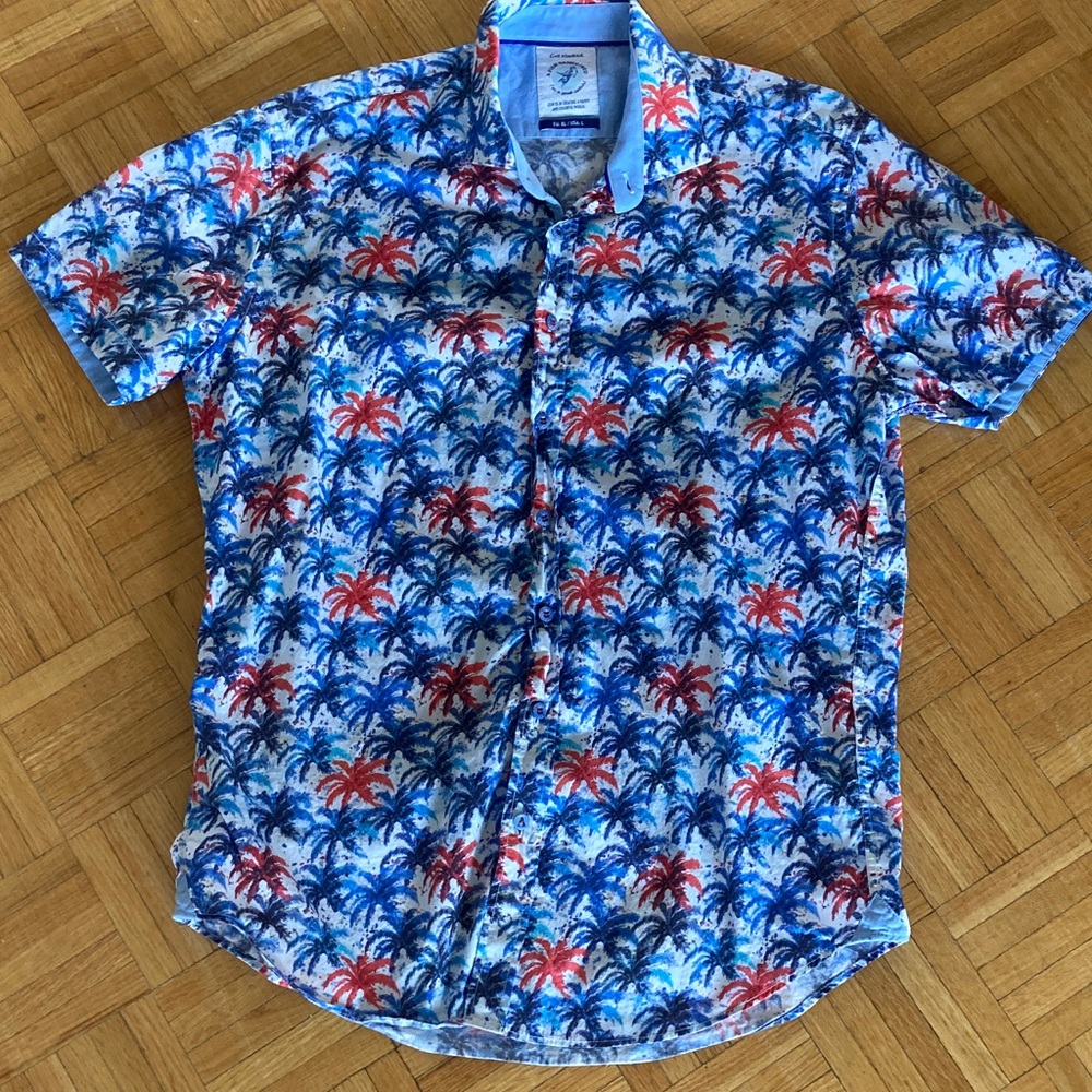 Tropical Palm Men's Casual Shirt